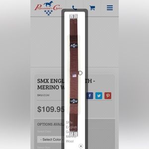 Professional Choice English girth size 46